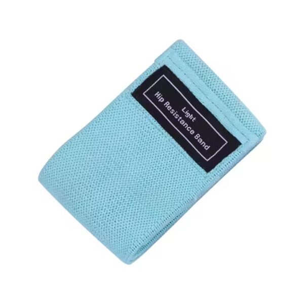 Home Workout Fitness Elastic Fabric Non Slip Rubber Hip Booty Yoga Resistance Band - Image 5