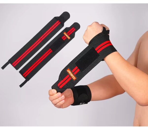 Multicolor Gym Lifting Weight Lifting Wrist Wraps - Image 3