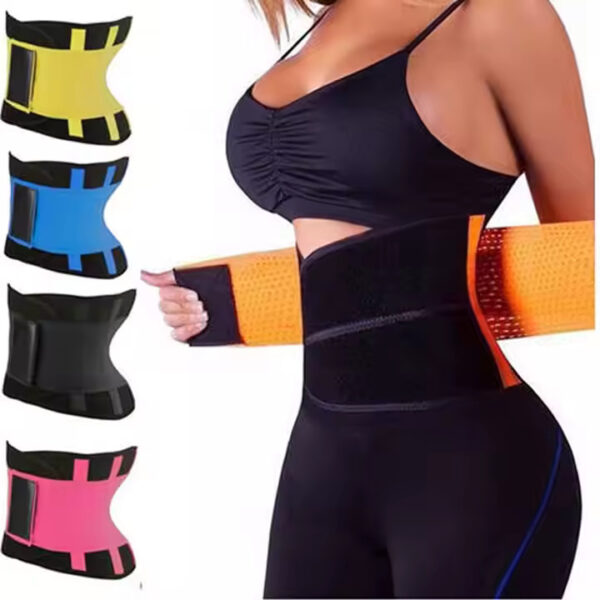 Neoprene Fashion Slim Belt Back Brace Waist Trimmer Support for Women and Men to Protect Waist Muscle Pain Relief