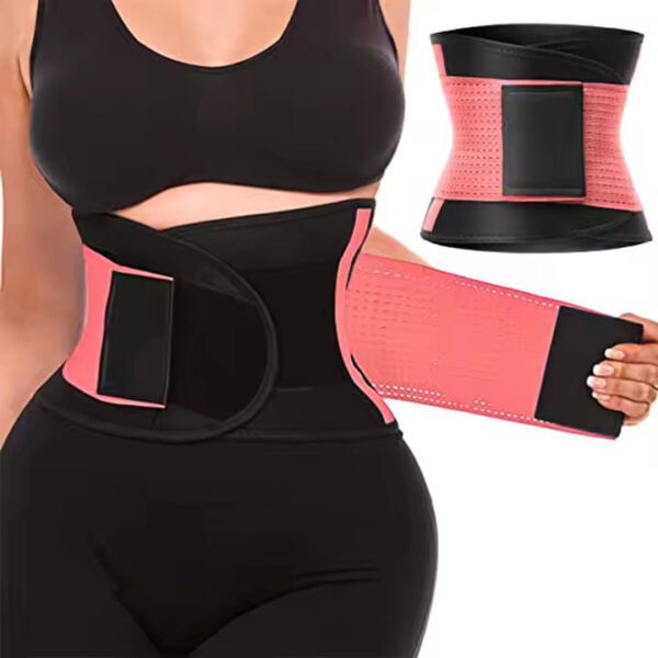 Neoprene Fashion Slim Belt Back Brace Waist Trimmer Support for Women and Men to Protect Waist Muscle Pain Relief - Image 3