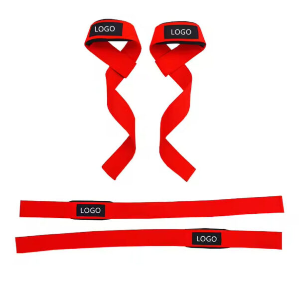 Weight Lifting Straps with Neoprene Padding Lifting Wrist Wraps for Deadlift Powerlifting Weightlifting Gym - Image 2