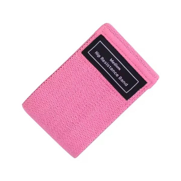 Home Workout Fitness Elastic Fabric Non Slip Rubber Hip Booty Yoga Resistance Band - Image 6